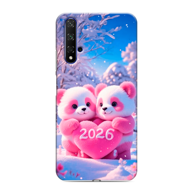 Силиконовый чехол на Huawei Honor 20 с принтом Новый год Силиконовый чехол на Huawei Honor 20 с принтом Новый год