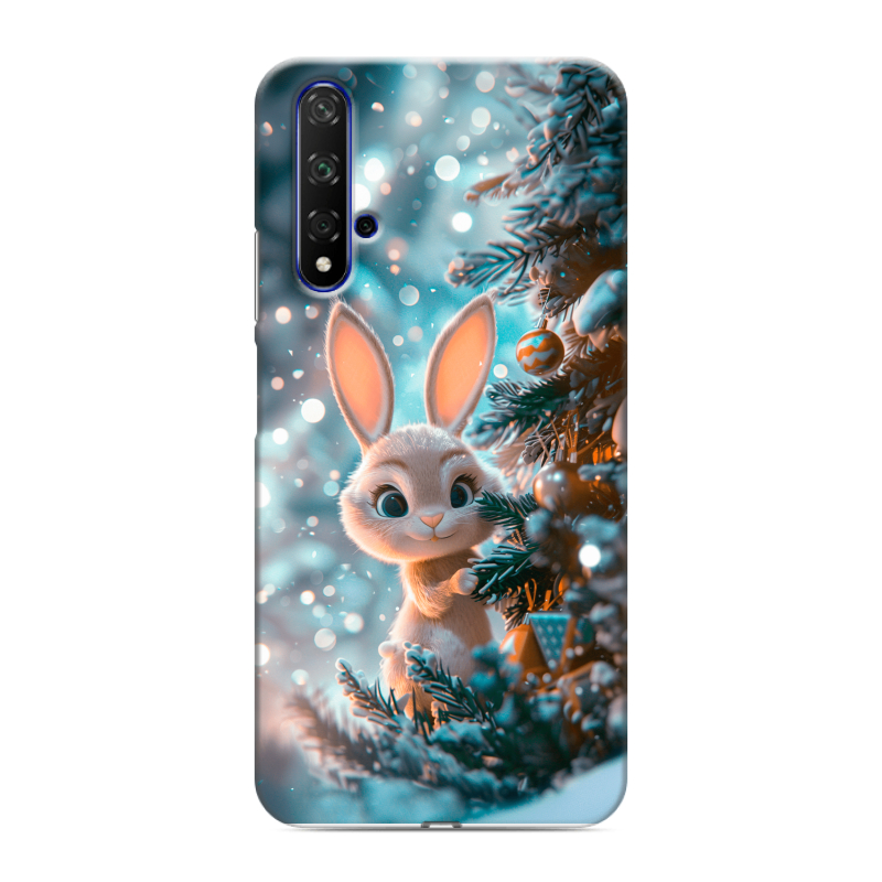 Силиконовый чехол на Huawei Honor 20 с принтом Новый год Силиконовый чехол на Huawei Honor 20 с принтом Новый год