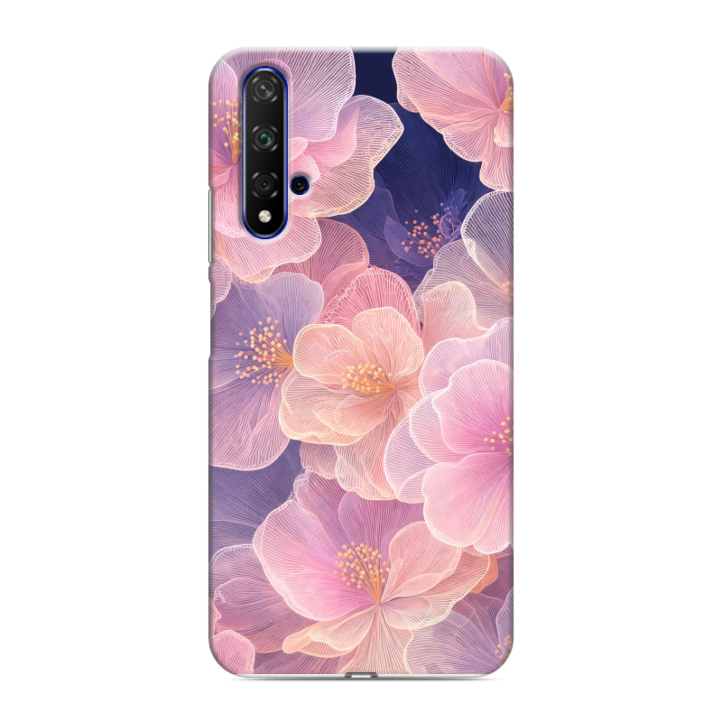 Силиконовый противоударный чехол на Huawei Honor 20 с принтом женский Силиконовый противоударный чехол на Huawei Honor 20 с принтом женский