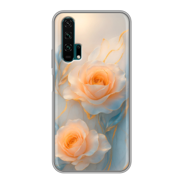 Силиконовый противоударный чехол на Huawei Honor 20 Pro с принтом Женский Силиконовый противоударный чехол на Huawei Honor 20 Pro с принтом Женский