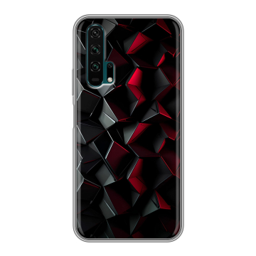Силиконовый противоударный чехол на Huawei Honor 20 Pro с принтом Абстракция Силиконовый противоударный чехол на Huawei Honor 20 Pro с принтом Абстракция