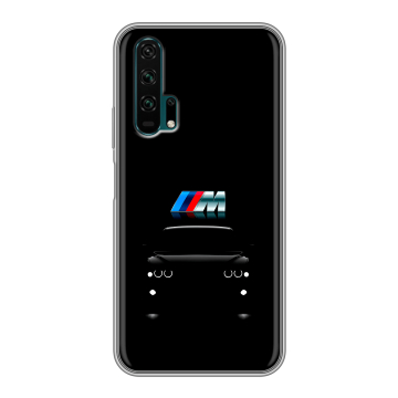 Силиконовый противоударный чехол на Huawei Honor 20 Pro с принтом БМВ BMW Силиконовый противоударный чехол на Huawei Honor 20 Pro с принтом БМВ BMW