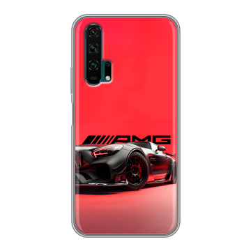 Силиконовый противоударный чехол на Huawei Honor 20 Pro с принтом Мерседес Mercedes AMG Силиконовый противоударный чехол на Huawei Honor 20 Pro с принтом Мерседес Mercedes AMG