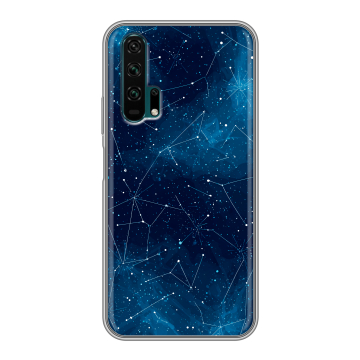 Силиконовый противоударный чехол на Huawei Honor 20 Pro с принтом Космос звезды Силиконовый противоударный чехол на Huawei Honor 20 Pro с принтом Космос звезды