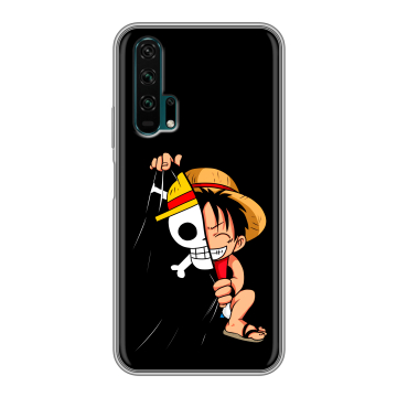 Силиконовый противоударный чехол на Huawei Honor 20 Pro с принтом One Piece Ван Пис