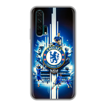 Силиконовый противоударный чехол на Huawei Honor 20 Pro с принтом Chelsea Челси