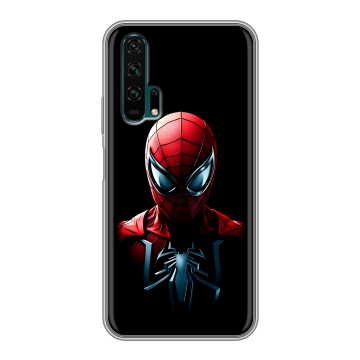 Силиконовый противоударный чехол на Huawei Honor 20 Pro с принтом Spiderman Человек паук