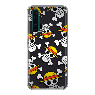 Силиконовый противоударный чехол на Huawei Honor 20 Pro с принтом One Piece Ван Пис