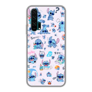 Силиконовый противоударный чехол на Huawei Honor 20 Pro с принтом Лило и Стич