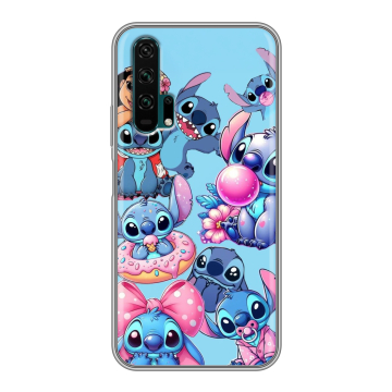 Силиконовый противоударный чехол на Huawei Honor 20 Pro с принтом Лило и Стич