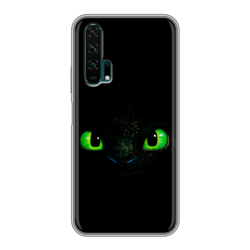 Силиконовый противоударный чехол на Huawei Honor 20 Pro с принтом Как приручить дракона Силиконовый противоударный чехол на Huawei Honor 20 Pro с принтом Как приручить дракона