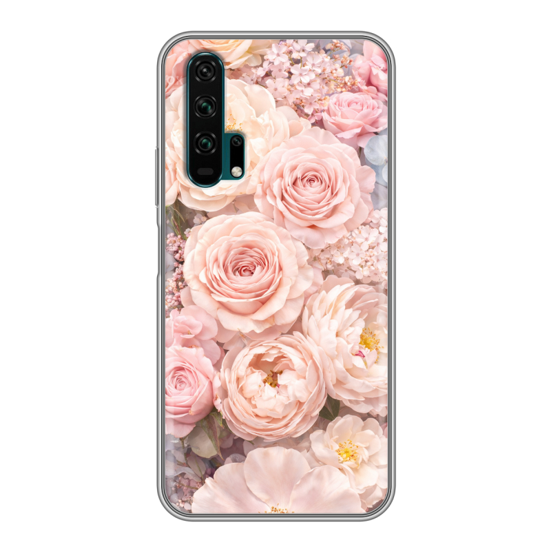 Силиконовый противоударный чехол на Huawei Honor 20 Pro с принтом женский Силиконовый противоударный чехол на Huawei Honor 20 Pro с принтом женский