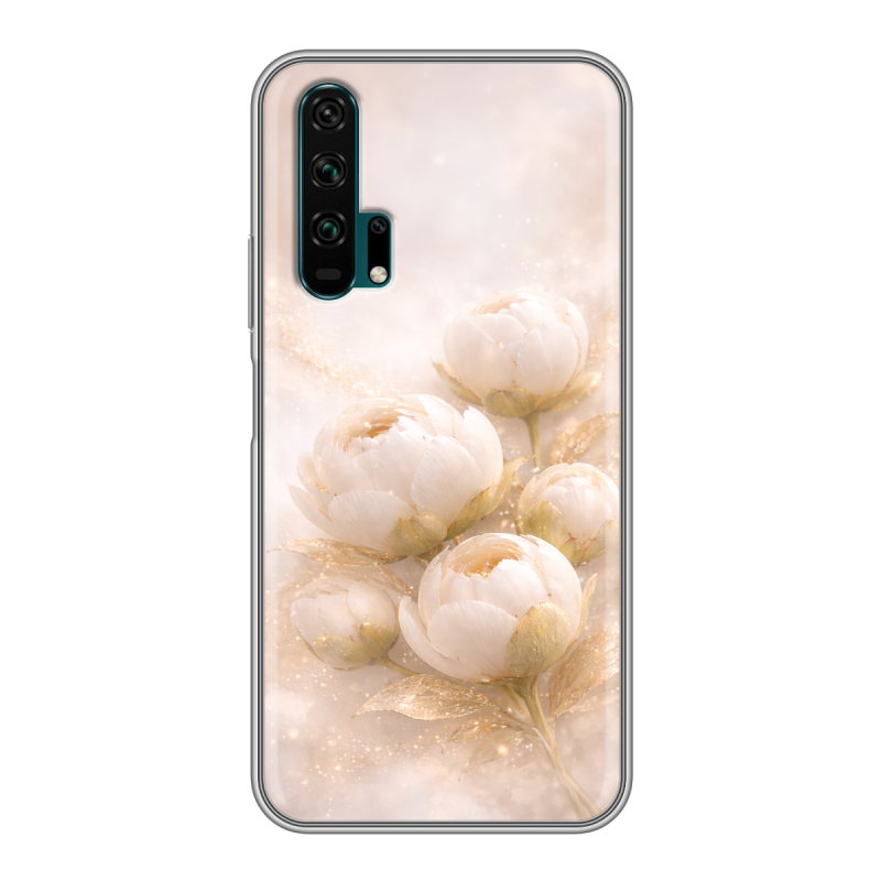 Силиконовый противоударный чехол на Huawei Honor 20 Pro с принтом женский Силиконовый противоударный чехол на Huawei Honor 20 Pro с принтом женский