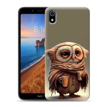 Силиконовый чехол на Xiaomi RedMi 7A с принтом Сова Силиконовый чехол на Xiaomi RedMi 7A с принтом Сова
