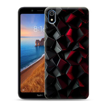 Силиконовый чехол на Xiaomi RedMi 7A с принтом Абстракция Силиконовый чехол на Xiaomi RedMi 7A с принтом Абстракция