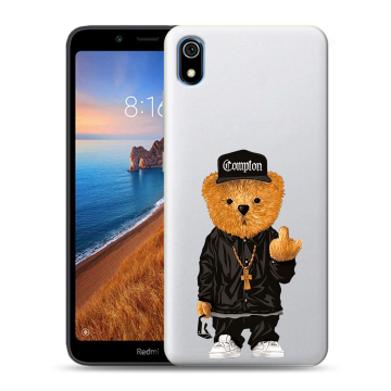Силиконовый чехол на Xiaomi RedMi 7A с принтом Мишка Силиконовый чехол на Xiaomi RedMi 7A с принтом Мишка