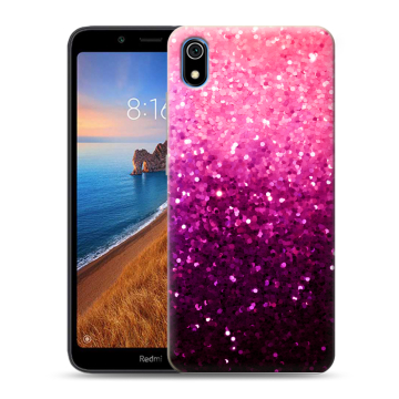 Силиконовый чехол на Xiaomi RedMi 7A с принтом Блестки