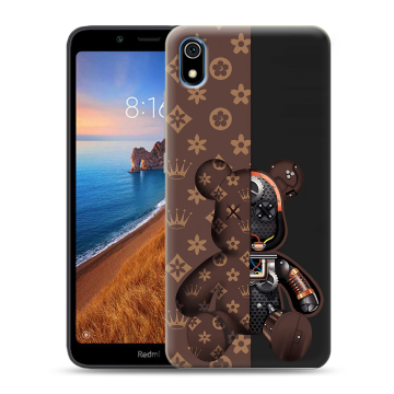 Силиконовый чехол на Xiaomi RedMi 7A с принтом Луи робот Силиконовый чехол на Xiaomi RedMi 7A с принтом Луи робот