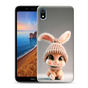 Силиконовый чехол на Xiaomi RedMi 7A с принтом Кролик
