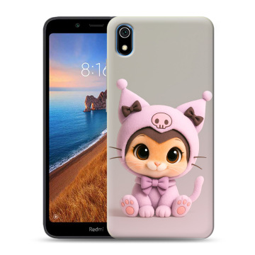 Силиконовый чехол на Xiaomi RedMi 7A с принтом Куроми Kuromi Силиконовый чехол на Xiaomi RedMi 7A с принтом Куроми Kuromi