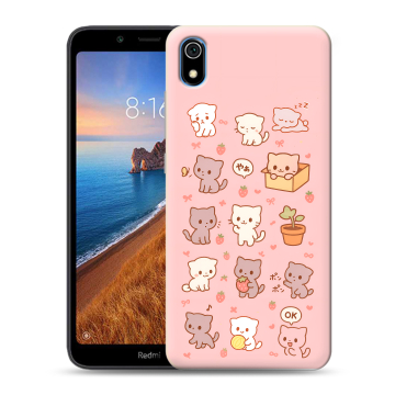 Силиконовый чехол на Xiaomi RedMi 7A с принтом Hello Kitty Хелоу Кити Силиконовый чехол на Xiaomi RedMi 7A с принтом Hello Kitty Хелоу Кити