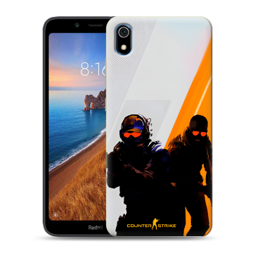 Силиконовый чехол на Xiaomi RedMi 7A с принтом Контер страйк Counter strike Силиконовый чехол на Xiaomi RedMi 7A с принтом Контер страйк Counter strike