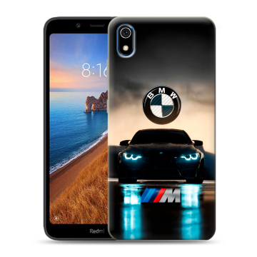 Силиконовый чехол на Xiaomi RedMi 7A с принтом БМВ BMW