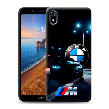 Силиконовый чехол на Xiaomi RedMi 7A с принтом БМВ BMW