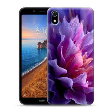 Силиконовый чехол на Xiaomi RedMi 7A с принтом женский цветы Силиконовый чехол на Xiaomi RedMi 7A с принтом женский цветы