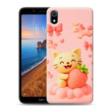 Силиконовый чехол на Xiaomi RedMi 7A с принтом для девочек Силиконовый чехол на Xiaomi RedMi 7A с принтом для девочек