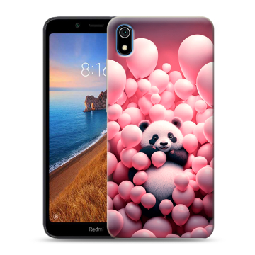 Силиконовый чехол на Xiaomi RedMi 7A с принтом Панда Силиконовый чехол на Xiaomi RedMi 7A с принтом Панда