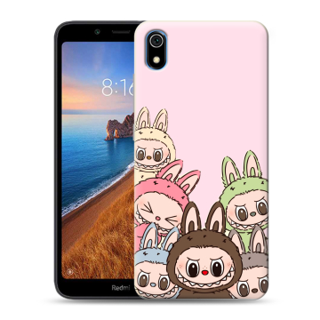 Силиконовый чехол на Xiaomi RedMi 7A с принтом Лабубу