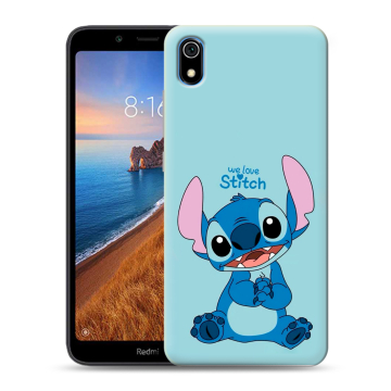 Силиконовый чехол на Xiaomi RedMi 7A с принтом Лило и Стич Силиконовый чехол на Xiaomi RedMi 7A с принтом Лило и Стич