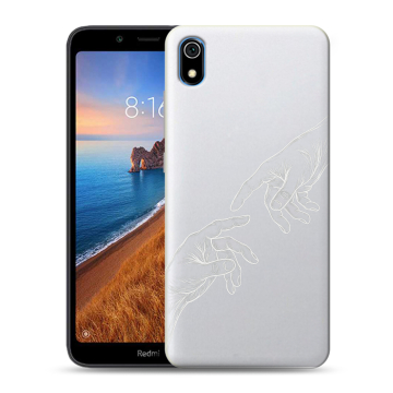 Силиконовый чехол на Xiaomi RedMi 7A с принтом Сотворение мира