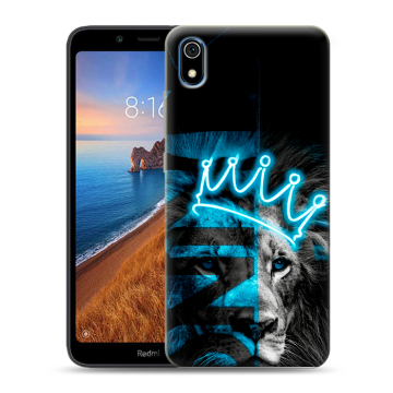 Силиконовый чехол на Xiaomi RedMi 7A с принтом Король лев Силиконовый чехол на Xiaomi RedMi 7A с принтом Король лев
