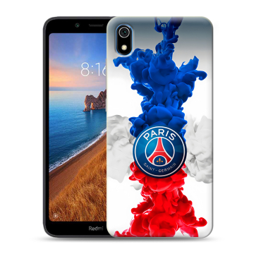 Силиконовый чехол на Xiaomi RedMi 7A с принтом PSG ПСЖ Силиконовый чехол на Xiaomi RedMi 7A с принтом PSG ПСЖ
