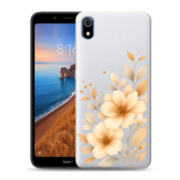 Силиконовый чехол на Xiaomi RedMi 7A с принтом для девушки Силиконовый чехол на Xiaomi RedMi 7A с принтом для девушки