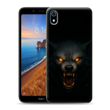 Силиконовый чехол на Xiaomi RedMi 7A с принтом Волк Силиконовый чехол на Xiaomi RedMi 7A с принтом Волк