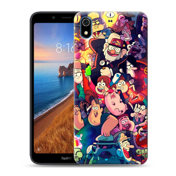 Силиконовый чехол на Xiaomi RedMi 7A с принтом Gravity Falls Гравити Фолз Силиконовый чехол на Xiaomi RedMi 7A с принтом Gravity Falls Гравити Фолз