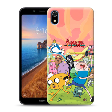 Силиконовый чехол на Xiaomi RedMi 7A с принтом Adventure time Время приключений Силиконовый чехол на Xiaomi RedMi 7A с принтом Adventure time Время приключений