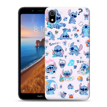 Силиконовый чехол на Xiaomi RedMi 7A с принтом Лило и Стич Силиконовый чехол на Xiaomi RedMi 7A с принтом Лило и Стич