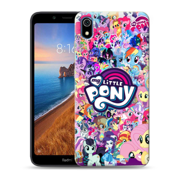 Силиконовый чехол на Xiaomi RedMi 7A с принтом My little pony Дружба чудо Силиконовый чехол на Xiaomi RedMi 7A с принтом My little pony Дружба чудо