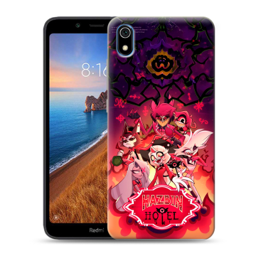 Силиконовый чехол на Xiaomi RedMi 7A с принтом Hazbin Hotel Отель Хазбин Силиконовый чехол на Xiaomi RedMi 7A с принтом Hazbin Hotel Отель Хазбин
