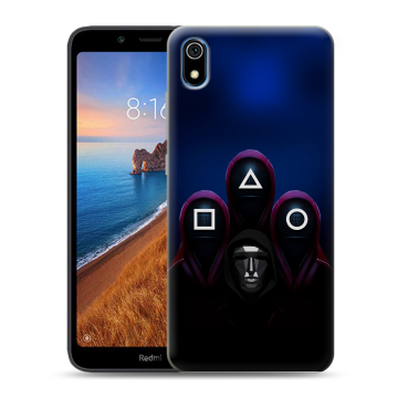 Силиконовый чехол на Xiaomi RedMi 7A с принтом Игра Кальмара