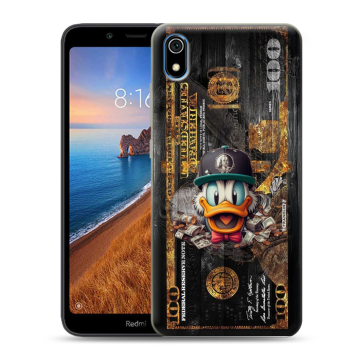 Силиконовый чехол на Xiaomi RedMi 7A с принтом Дональд Дак Доллар Силиконовый чехол на Xiaomi RedMi 7A с принтом Дональд Дак Доллар