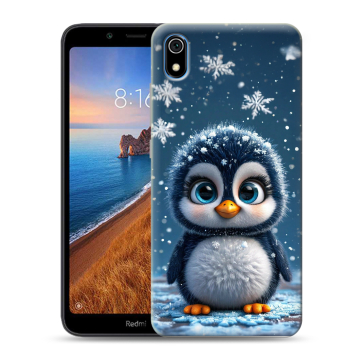 Силиконовый чехол на Xiaomi RedMi 7A с принтом Новый год
