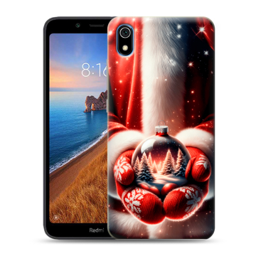 Силиконовый чехол на Xiaomi RedMi 7A с принтом Новый год