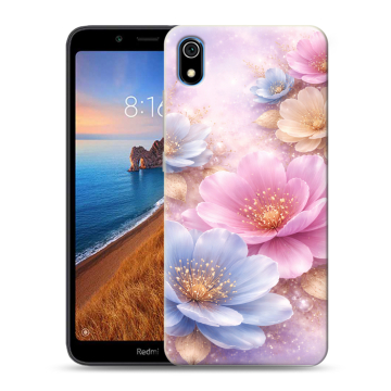 Силиконовый чехол на Xiaomi RedMi 7A с принтом женский Силиконовый чехол на Xiaomi RedMi 7A с принтом женский