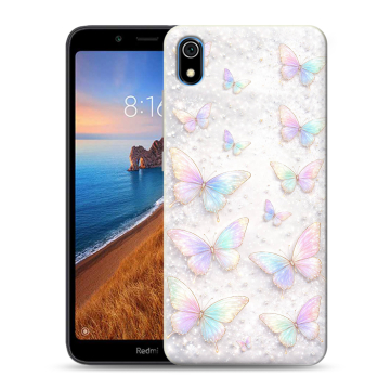 Силиконовый чехол на Xiaomi RedMi 7A с принтом женский Силиконовый чехол на Xiaomi RedMi 7A с принтом женский