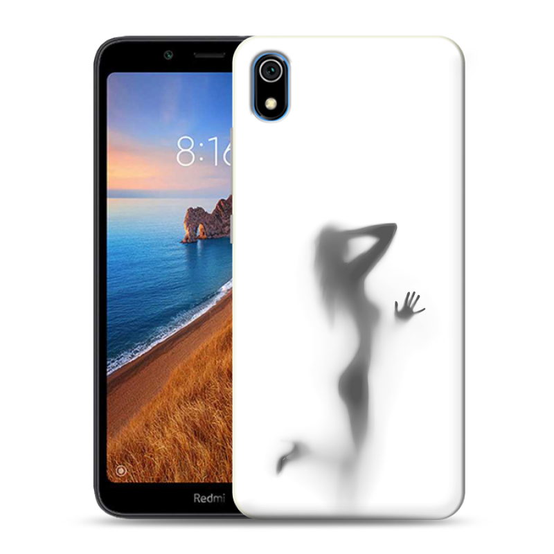 Пластиковый чехол на Xiaomi RedMi 7A с принтом Силуэт Пластиковый чехол на Xiaomi RedMi 7A с принтом Силуэт